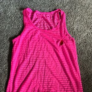 JJ Malibu Motto Tank Top - Pink